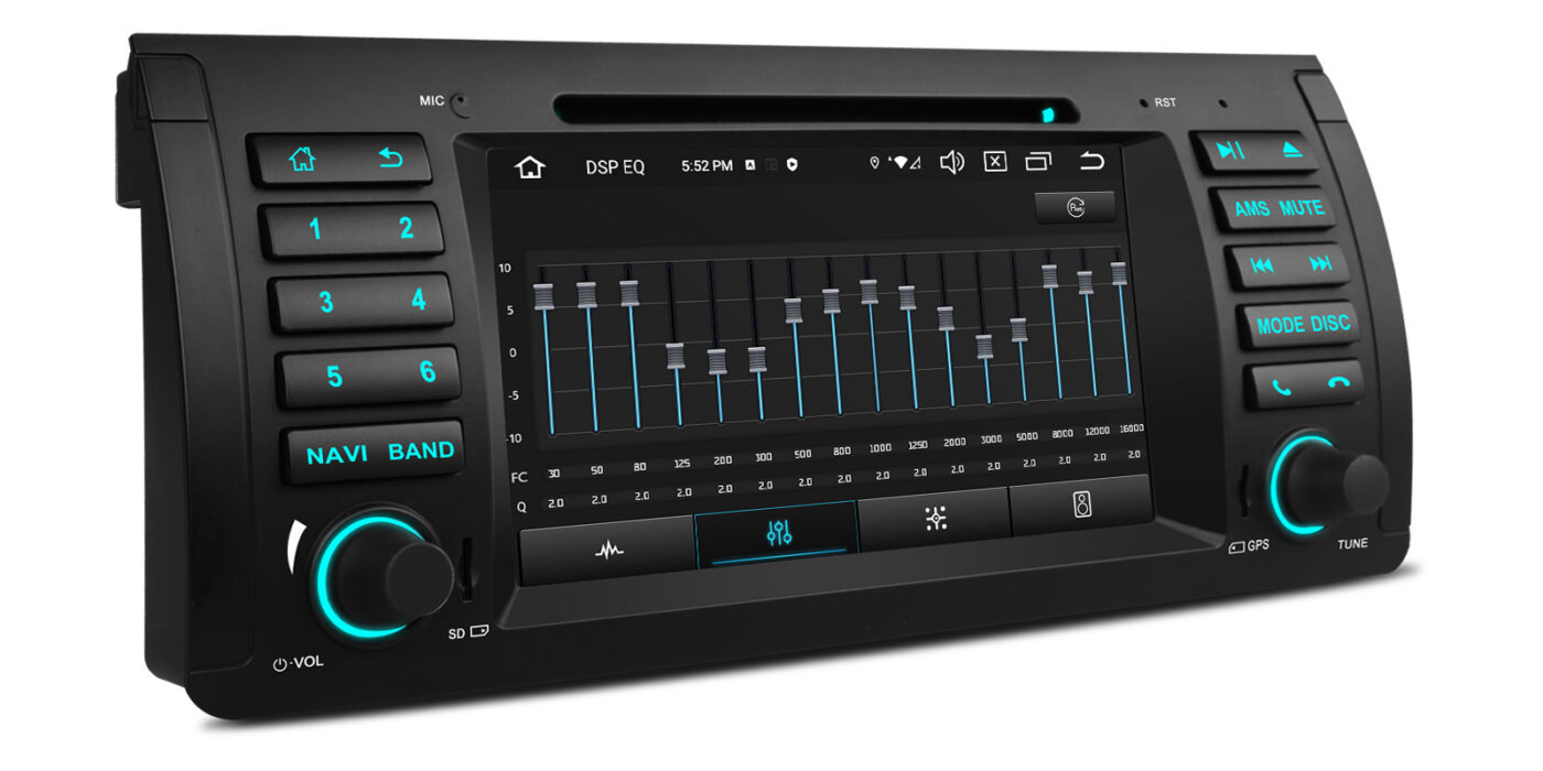 BMW X5 E53 (1999-2006) | Android 14 | 4+64GB | 4G | Gyroscope | CD/DVD | GPS autoraadio ja multimeediakeskus - RDS raadio ja DSP heli