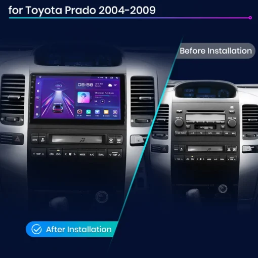 Toyota Landcruiser 120 Android raadio