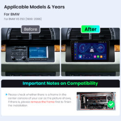 BMW X5 E53 (1999-2006) Xtrons IDP9053B Android 14 autoraadio tootepilt