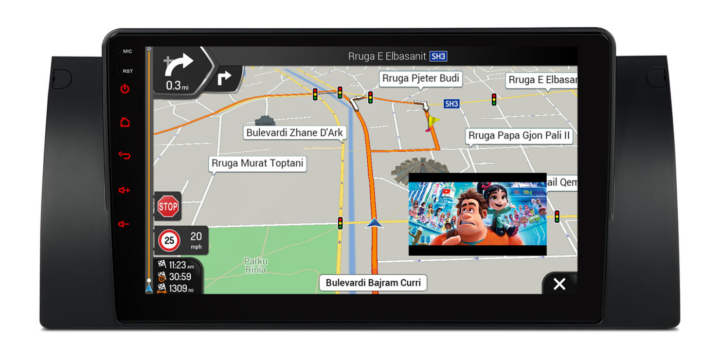 BMW X5 E53 (1999-2006) | Android 14 | 4+64GB | GPS autoraadio ja multimeediakeskus - GPS navigatsioon
