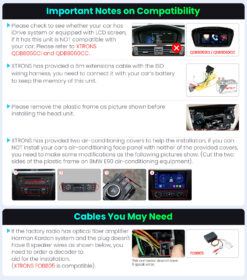 BMW 3. seeria E90 | E91 | E92 | E93 (2005-2012) ilma originaal ekraanita autole Xtrons IDP9090B Android 14 autoraadio tootepilt