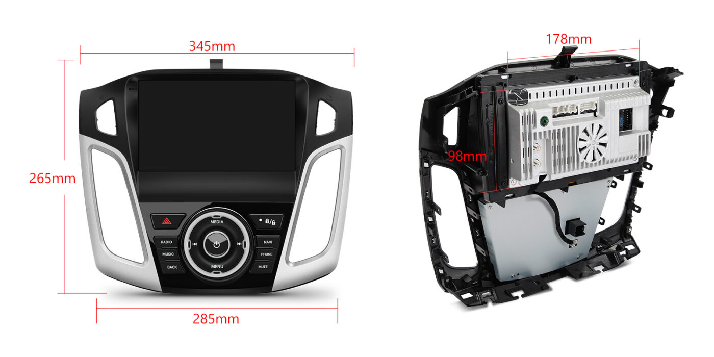 Ford Focus (2012-2017) | Android 14 | 4+64GB | GPS autoraadio ja multimeediakeskus - Sobivus