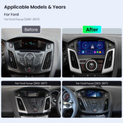 Ford Focus (2012-2017) Xtrons IDP90FSFB Android 14 autoraadio tootepilt