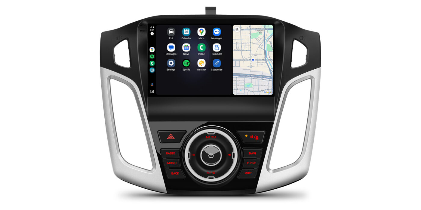 Ford Focus (2012-2017) | Android 14 | 4+64GB | GPS autoraadio ja multimeediakeskus - Apple CarPlay