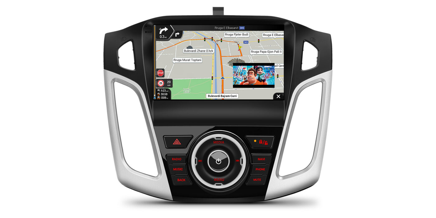 Ford Focus (2012-2017) | Android 14 | 4+64GB | GPS autoraadio ja multimeediakeskus - GPS navigatsioon