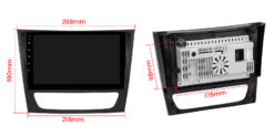 Mercedes-Benz E-Class W211 (2002-2008) | CLS W219 (2005-2006) Xtrons IDP90M211 Android 14 autoraadio tootepilt