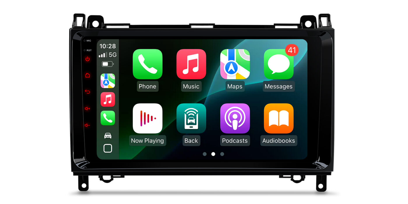 Mercedes-Benz Sprinter | Vito & Viano (2006-2020) | A-Class | B-Class W245 | Android 14 | 4+64GB | GPS autoraadio ja multimeediakeskus - Apple CarPlay ja Android Auto