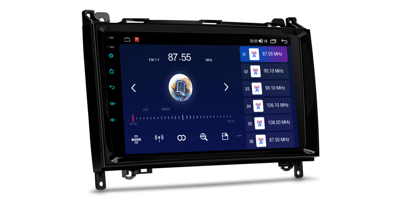 Mercedes-Benz Sprinter | Vito & Viano (2006-2020) | A-Class | B-Class W245 | Android 14 | 4+64GB | GPS autoraadio ja multimeediakeskus - DSP heli ja raadio