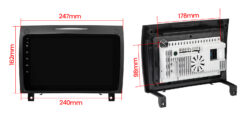 Mercedes-Benz SLK R171 (2004-2011) Xtrons IDP90M350 Android 14 autoraadio tootepilt