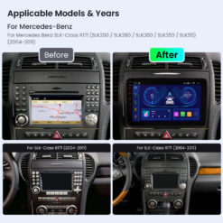 Mercedes-Benz SLK R171 (2004-2011) Xtrons IDP90M350 Android 14 autoraadio tootepilt