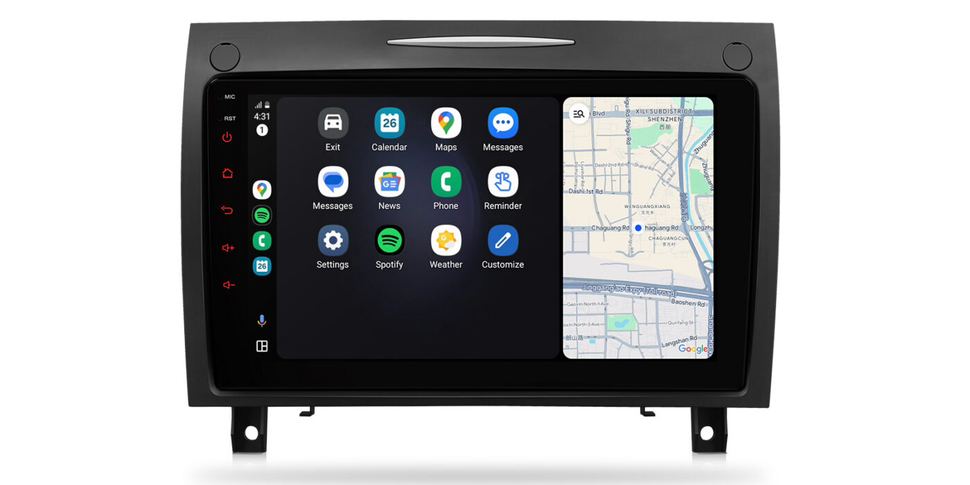 Mercedes-Benz SLK R171 (2004-2011) | Android 14 | 4+64GB | GPS autoraadio ja multimeediakeskus - Apple CarPlay