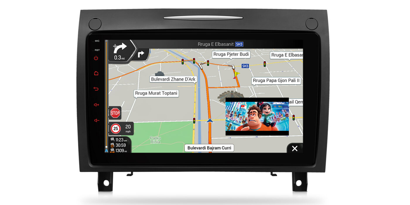 Mercedes-Benz SLK R171 (2004-2011) | Android 14 | 4+64GB | GPS autoraadio ja multimeediakeskus - GPS navigatsioon