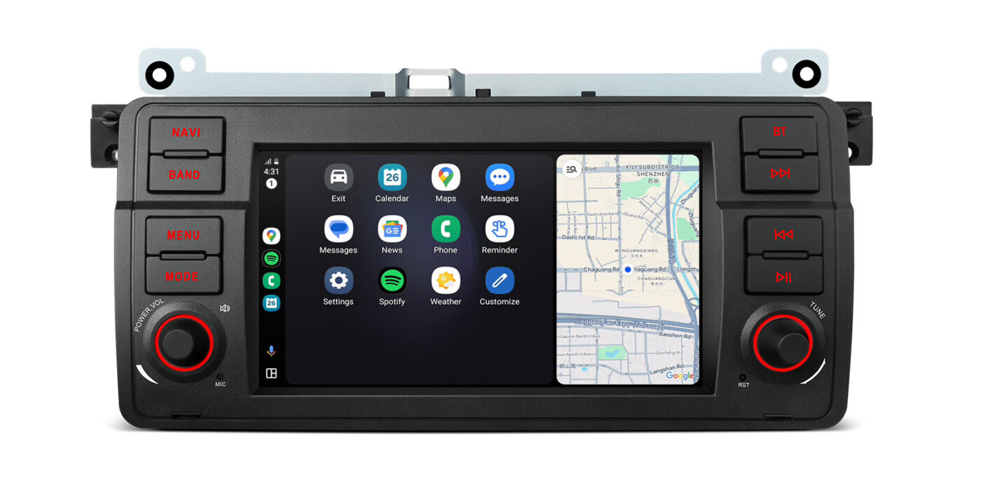 BMW 3. seeria E46 (1998-2006) | Android 14 | 2+64GB | GPS autoraadio ja multimeediakeskus - Apple CarPlay