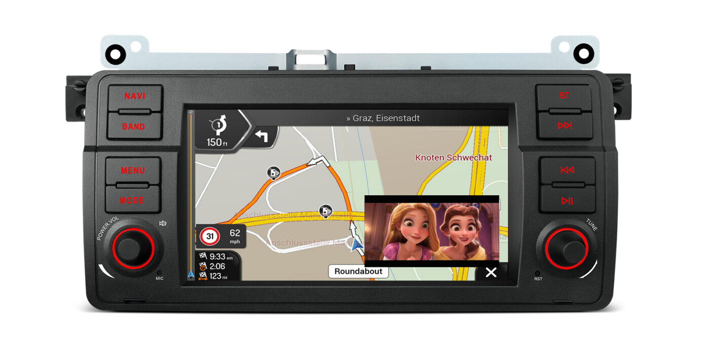 BMW 3. seeria E46 (1998-2006) | Android 14 | 2+64GB | GPS autoraadio ja multimeediakeskus - GPS navigatsioon