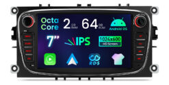 FORD MONDEO (2007-2013)/FOCUS(2008-2011)/S-MAX(2008-2011)/GALAXY(2011-2012) Xtrons IDS70FSFBL Android 14 autoraadio tootepilt