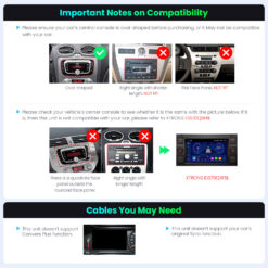 FORD MONDEO (2007-2013)/FOCUS(2008-2011)/S-MAX(2008-2011)/GALAXY(2011-2012) Xtrons IDS70FSFBL Android 14 autoraadio tootepilt