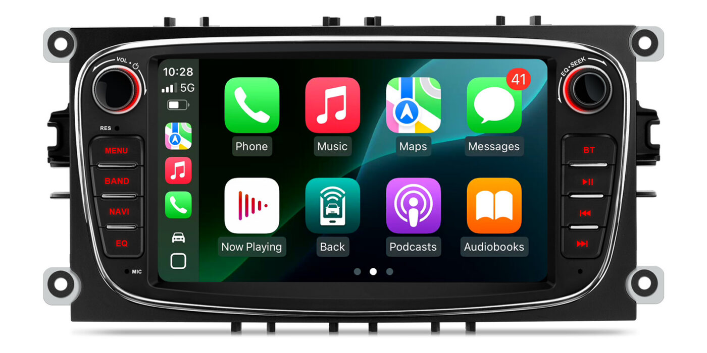 FORD MONDEO (2007-2013)/FOCUS(2008-2011)/S-MAX(2008-2011)/GALAXY(2011-2012) | Android 14 | 2+64GB | GPS autoraadio ja multimeediakeskus - Apple CarPlay ja Android Auto