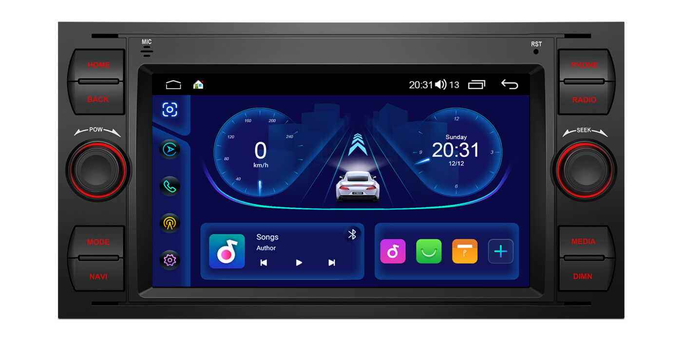 Ford C-Max | S-Max | Galaxy | Focus | Transit (2005-2011) | Android 14 | 2+64GB | GPS autoraadio ja multimeediakeskus - Töökindel riistvara