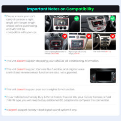 Ford C-Max | S-Max | Galaxy | Focus | Transit (2005-2011) Xtrons IDS70QSFBL Android 14 autoraadio tootepilt