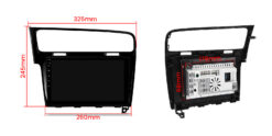 VW Golf 7 Xtrons IDSP10GFVL Android 14 autoraadio tootepilt