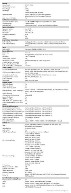VW Golf 7 Xtrons IDSP10GFVL Android 14 autoraadio tootepilt