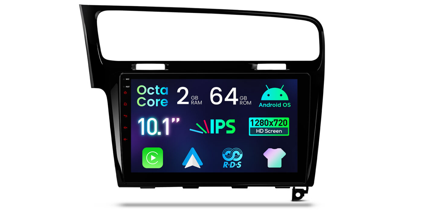 VW Golf 7 | Android 14 | 2+64GB | GPS autoraadio ja multimeediakeskus - Riistvara ja ekraan