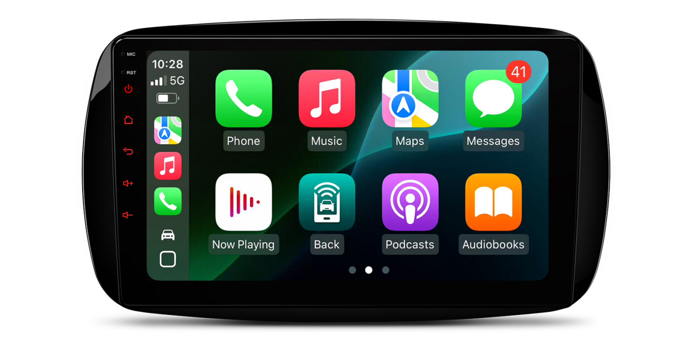 Smart Fortwo (2015-2018) | Android 14 | 2+64GB | GPS мультимедийная магнитола - Apple CarPlay и Android Auto