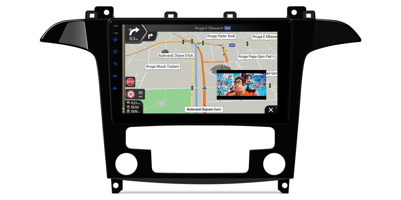 FORD MONDEO (2007-2013) | S-MAX(2008-2011) | Android 14 | 2+64GB | GPS radio ja multimedia näyttösoitin - GPS-navigointi