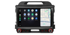 Kia Sportage Android Auto ja navigatsioon jagatud ekraanil