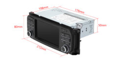 Dodge Caravan / Chrysler Voyager / Town&Country 2000 - 2007 Xtrons PX54WRJLGS Android 14 autoraadio tootepilt