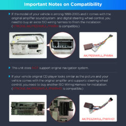 Dodge Caravan / Chrysler Voyager / Town&Country 2000 - 2007 Xtrons PX54WRJLGS Android 14 autoraadio tootepilt