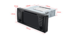 BMW 5. seeria E39 (1995-2004) | 7. seeria E38 (1994-2001) Xtrons PX7439BGS Android 14 autoraadio tootepilt