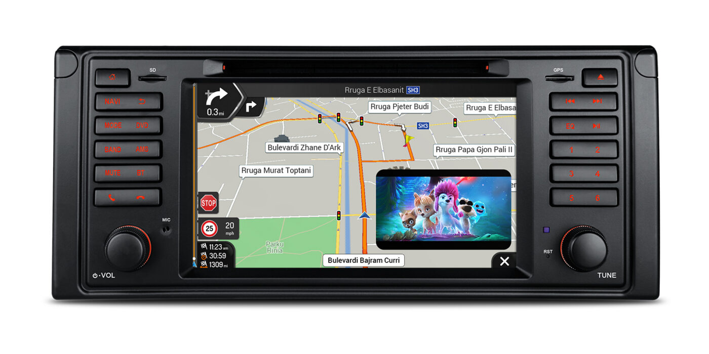 BMW 5. seeria E39 (1995-2004) | 7. seeria E38 (1994-2001) | Android 14 | 4+64GB | 4G | Gyroscope | CD/DVD | GPS autoraadio ja multimeediakeskus - GPS navigatsioon ja multimeedia