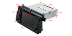 BMW 3. seeria E46 (1998-2006) Xtrons PX7446BGS Android 14 autoraadio tootepilt