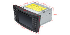 Mercedes-Benz E-Class W211 (2002-2008) | CLS W219 (2005-2006) Xtrons PX74M211GS Android 14 autoraadio tootepilt