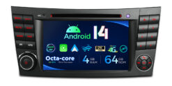 Mercedes-Benz E-Class W211 (2002-2008) | CLS W219 (2005-2006) Xtrons PX74M211GS Android 14 autoraadio tootepilt