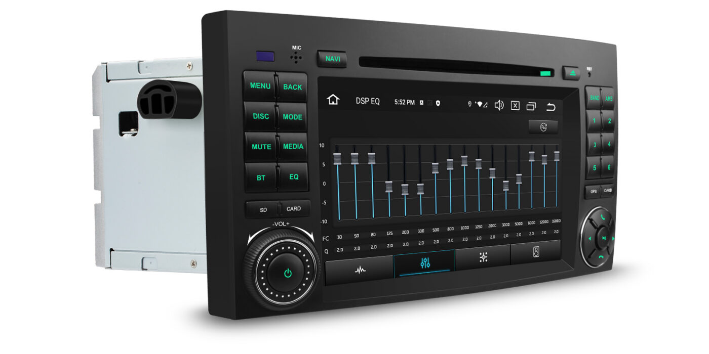 Mercedes-Benz Sprinter | Vito & Viano (2006-2020) | A-Class | B-Class (2004-2012) | Android 14 | 4+64GB | 4G | Gyroscope | CD/DVD | GPS autoraadio ja multimeediakeskus - RDS raadio ja DSP heli