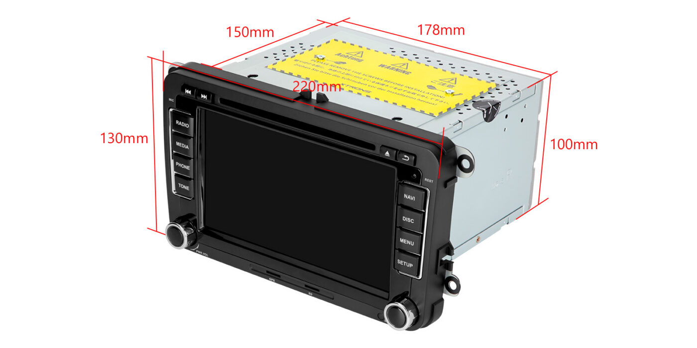 VW Passat B6 | B7 | Multivan | Transporter T5 | T6 | Amarok | Tiguan | Touran | Sharan | Android 14 | 4+64GB | 4G | Gyroscope | CD/DVD | GPS autoraadio ja multimeediakeskus - Sobivus ja olulised omadused