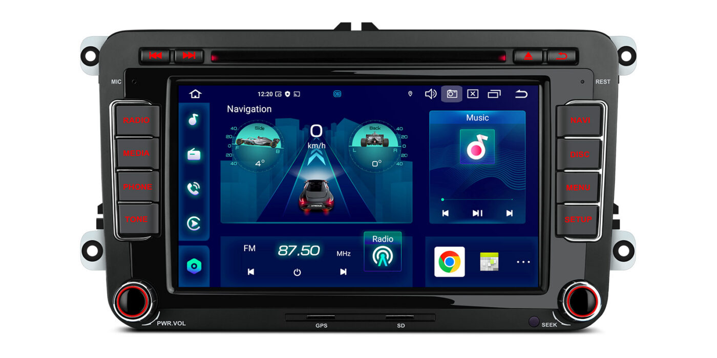 VW Passat B6 | B7 | Multivan | Transporter T5 | T6 | Amarok | Tiguan | Touran | Sharan | Android 14 | 4+64GB | 4G | Gyroscope | CD/DVD | GPS autoraadio ja multimeediakeskus - RDS raadio ja DSP heli