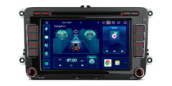 VW Passat B6 | B7 | Multivan | Transporter T5 | T6 | Amarok | Tiguan | Touran | Sharan Xtrons PX74MTVGS Android 14 autoraadio tootepilt