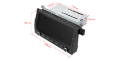 BMW 3. seeria E46 (1998-2006) Xtrons PX8446BLHGS Android 14 autoraadio tootepilt