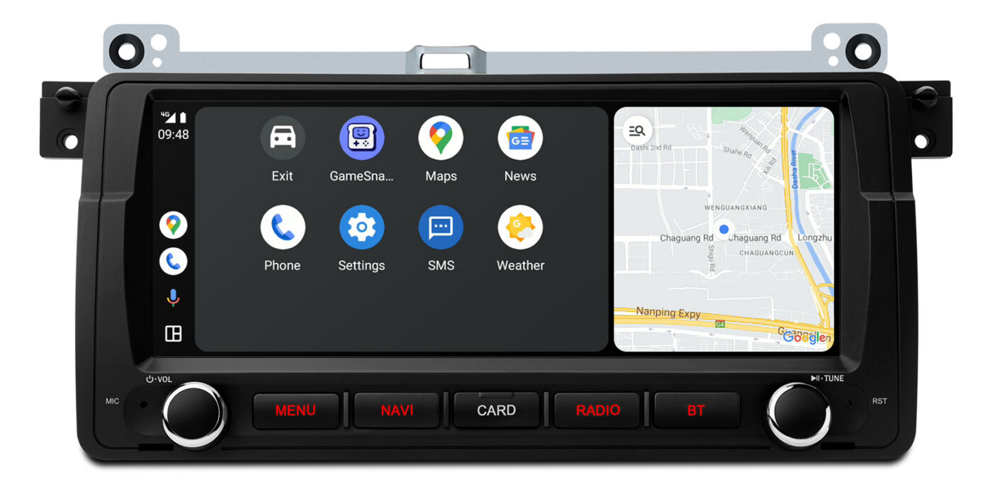 BMW 3. seeria E46 (1998-2006) | Android 14 | 4+64GB | 4G | Gyroscope | GPS autoraadio ja multimeediakeskus - GPS navigatsioon ja multimeedia