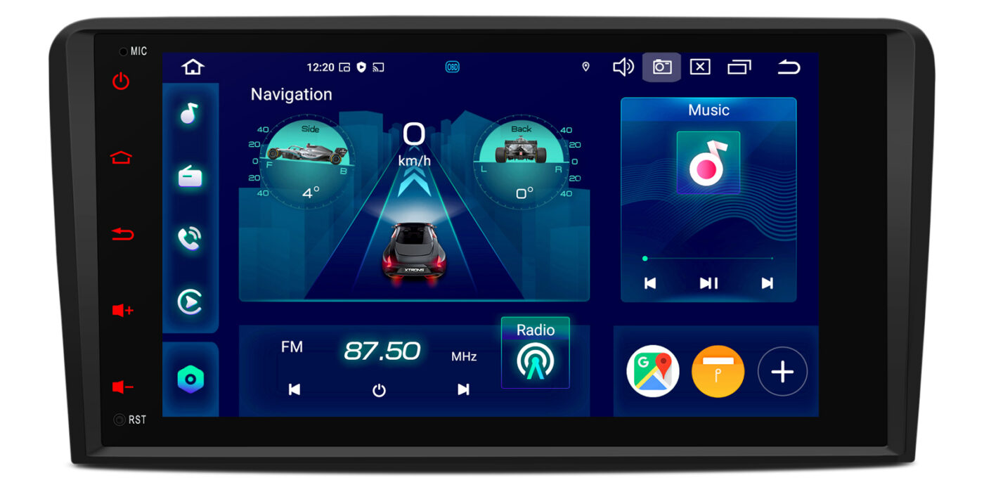 Audi A3 (2003-2012) | Android 14 | 4+64GB | 4G | Gyroscope | DAB+ | GPS autoraadio ja multimeediakeskus - RDS raadio ja DSP heli