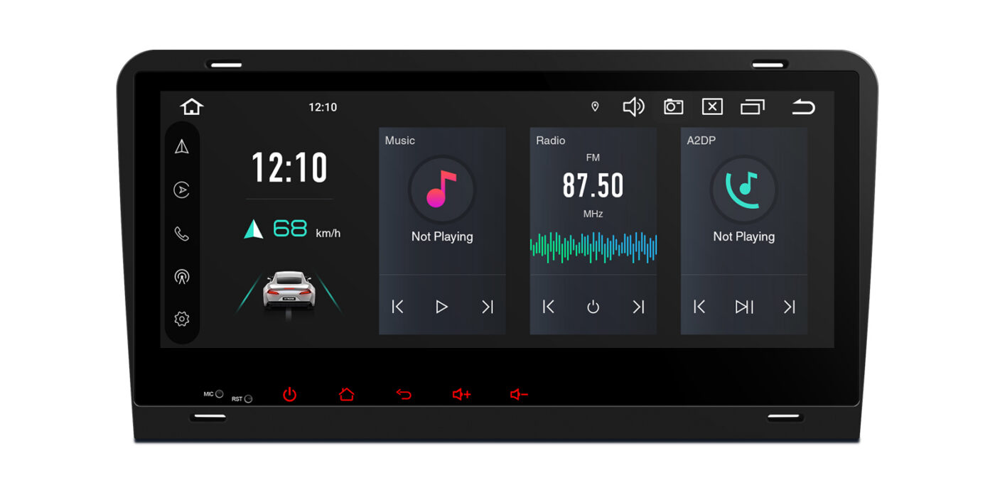 Audi A3 (2003-2012) | Android 14 | 4+64GB | 4G | Gyroscope | GPS autoraadio ja multimeediakeskus - Töökindel riistvara igapäevaseks kasutamiseks