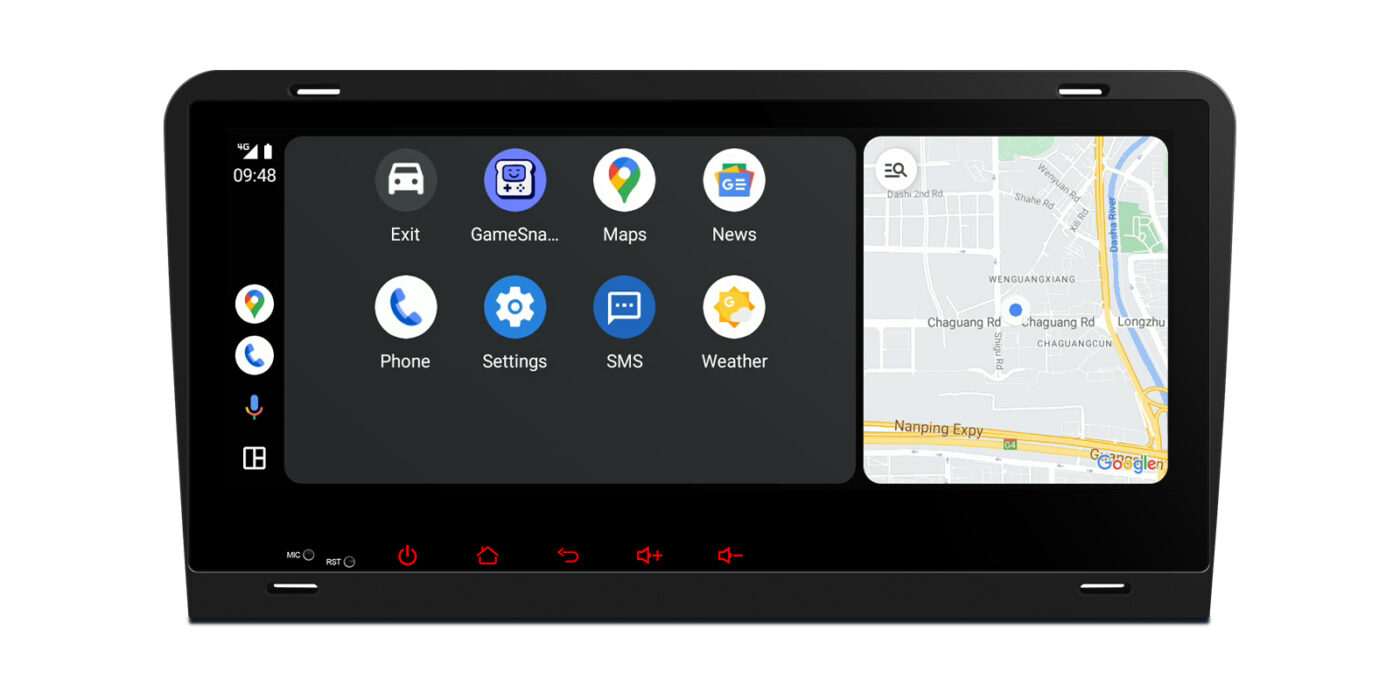 Audi A3 (2003-2012) | Android 14 | 4+64GB | 4G | Gyroscope | GPS autoraadio ja multimeediakeskus - GPS navigatsioon ja multimeedia