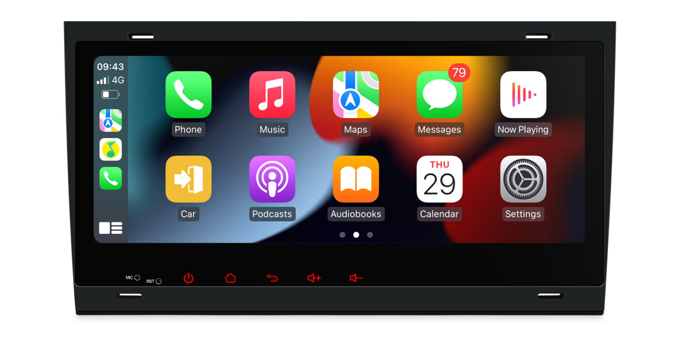 Audi A4 | B5 (2002-2008) | Android 14 | 4+64GB | 4G | Gyroscope | GPS autoraadio ja multimeediakeskus - Apple CarPlay ja Android Auto
