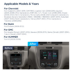 Chevrolet | Buick | GMC | HUMMER Xtrons PX84JCCLGS Android 14 autoraadio tootepilt