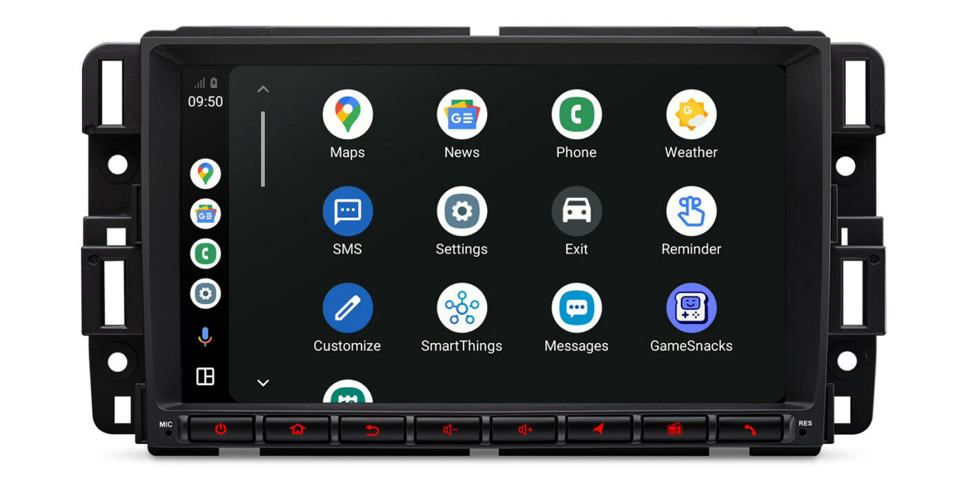 Chevrolet | Buick | GMC | HUMMER | Android 14 | 4+64GB | 4G | Gyroscope | GPS autoraadio ja multimeediakeskus - Apple CarPlay ja Android Auto