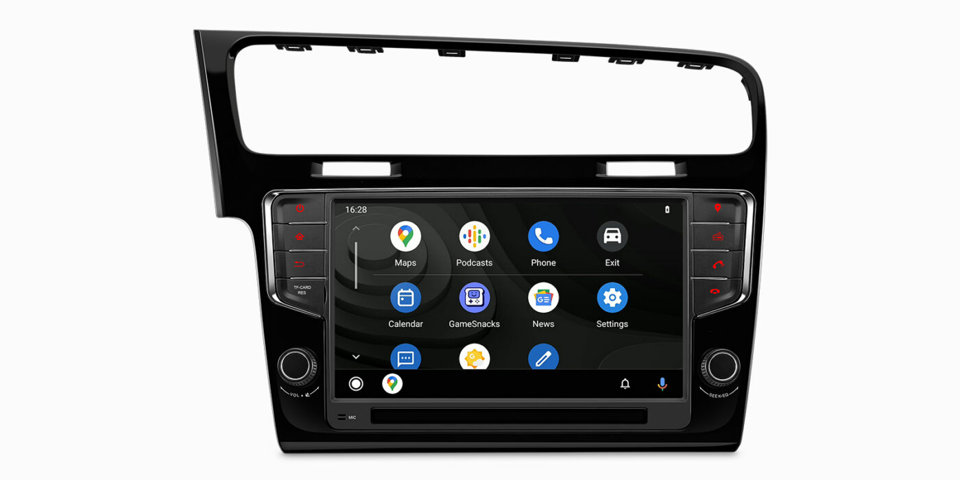 VW Golf 7 | Android 14 | 4+64GB | 4G | Gyroscope | DAB+ | GPS autoraadio ja multimeediakeskus - Apple CarPlay ja Android Auto