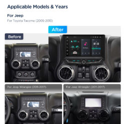 Jeep Wrangler (2011-2017) Xtrons PX94WLJGS Android 14 autoraadio tootepilt